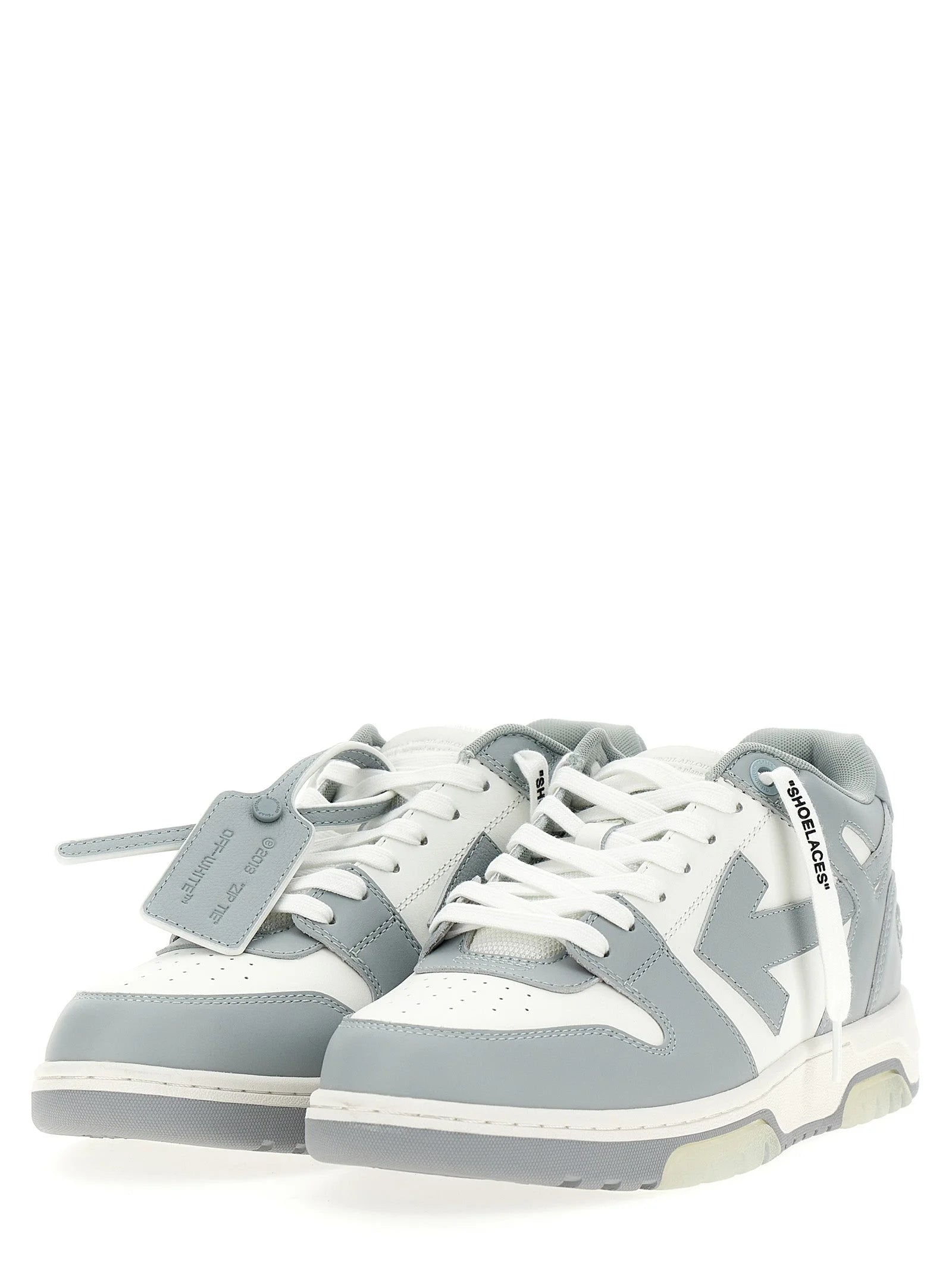 Off-White Gray Calfskin Low Top Sneakers - EU 41 | US 8