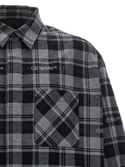 Off-White Gray Cotton Shell Jacket