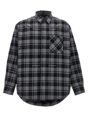 Off-White Gray Cotton Shell Jacket