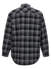 Off-White Gray Cotton Shell Jacket