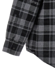 Off-White Gray Cotton Shell Jacket
