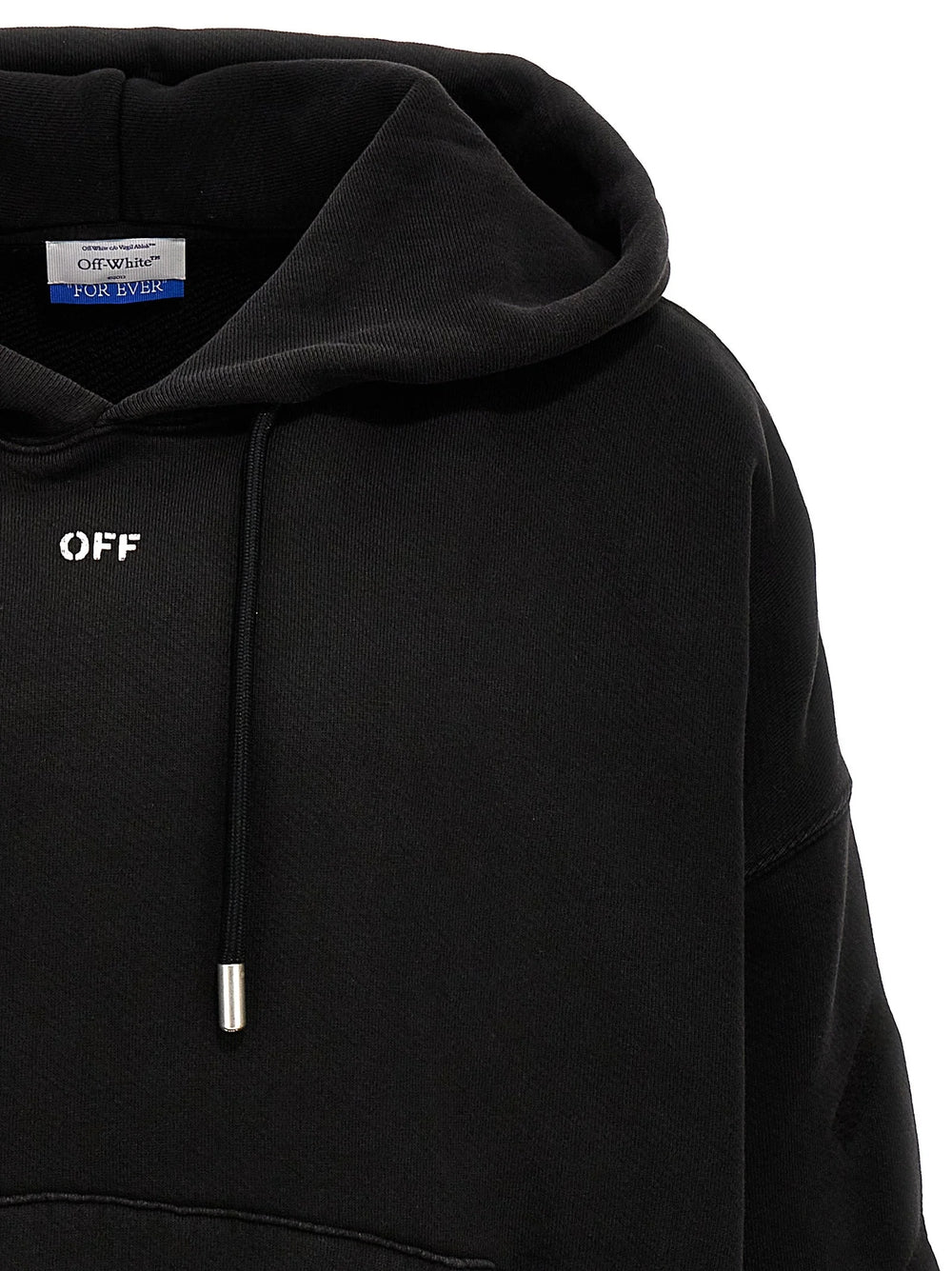 Off-White Gray Cotton Sweatshirt