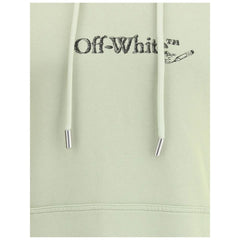 Off-White Green Cotton Sweatshirt