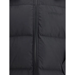 Off-White Hooded Diagonal Arrow Down Jacket