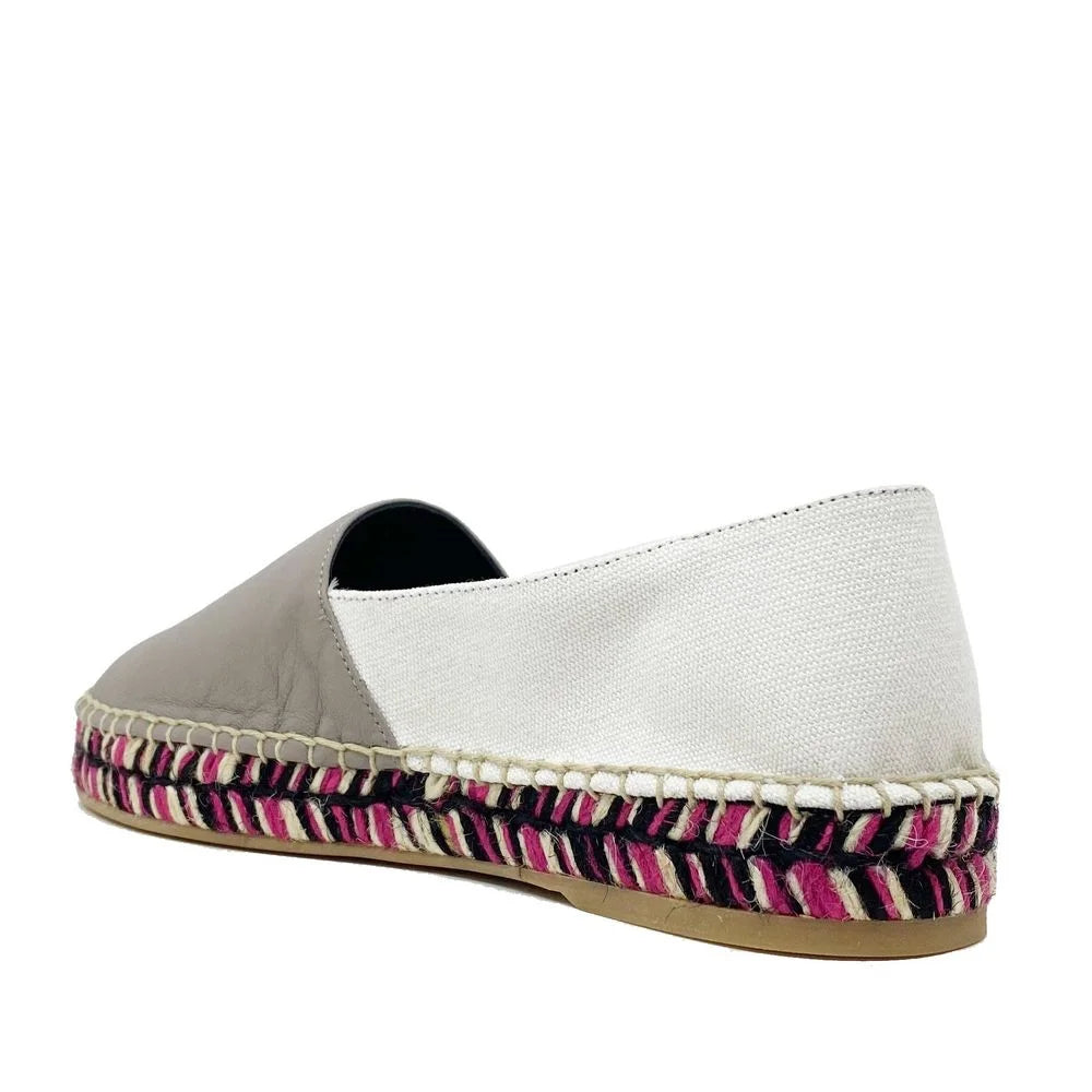 Off-White Leather Espadrilles - EU35/US5 - Flats