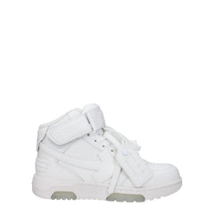 Off-White White Leather High Tops - Sneakers