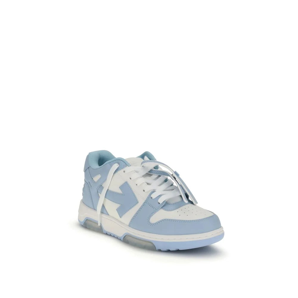 Off-White Light Blue Rubber Low Top Sneakers