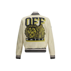 Off-White Lion Wool Varsity Jacket - Varsity Jackets