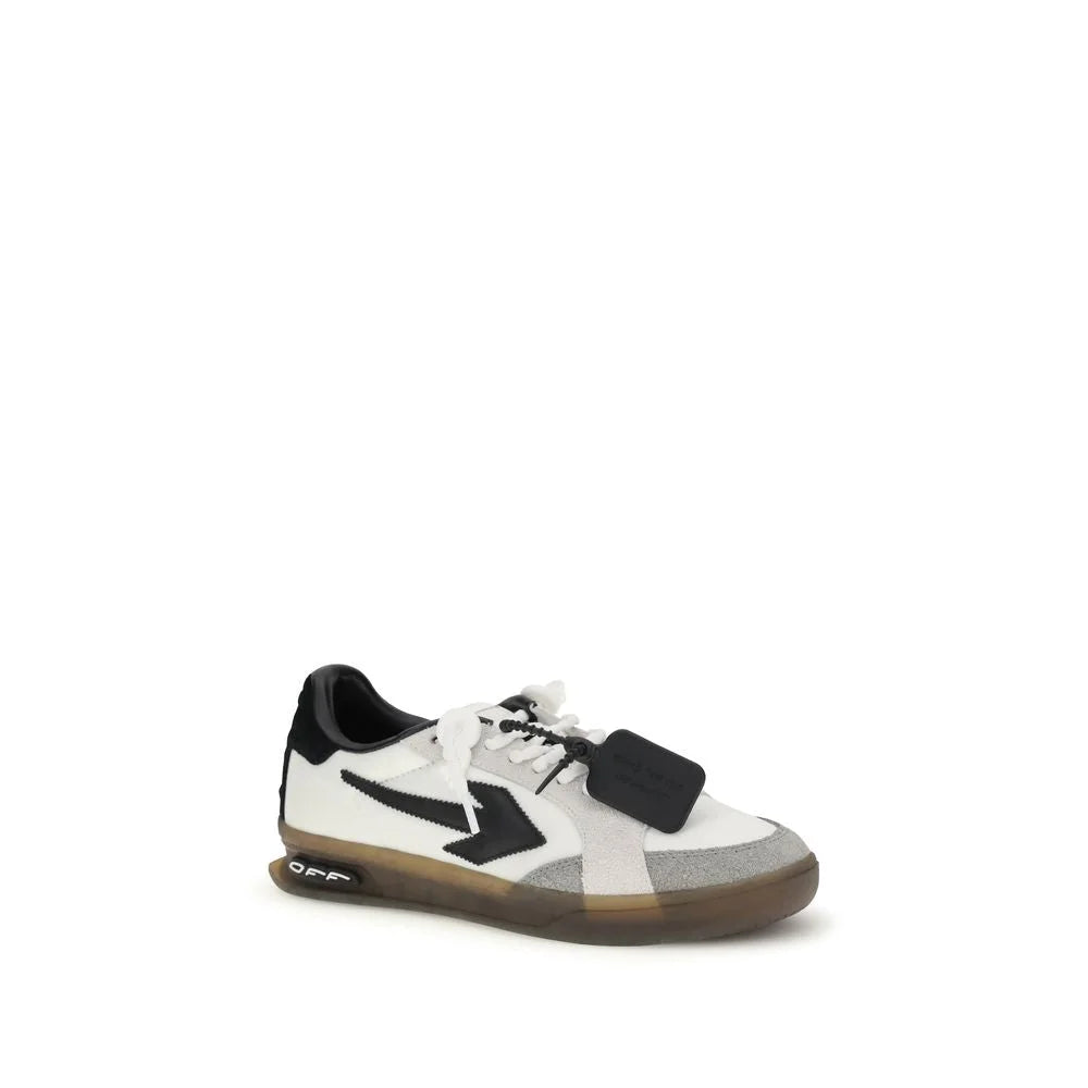 Off-White Multicolor Calf Leather Bos Taurus Low Top Sneakers - EU44/US11