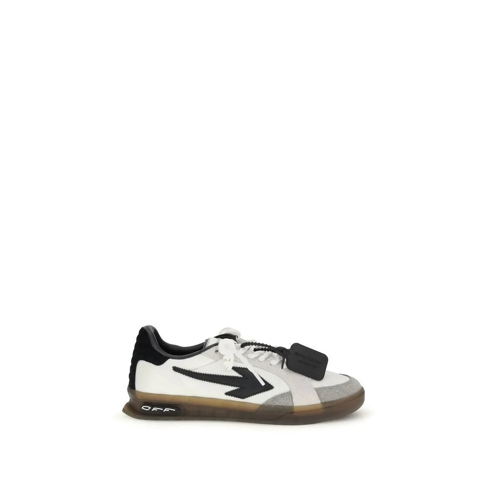 Off-White Multicolor Calf Leather Bos Taurus Low Top Sneakers - EU44/US11