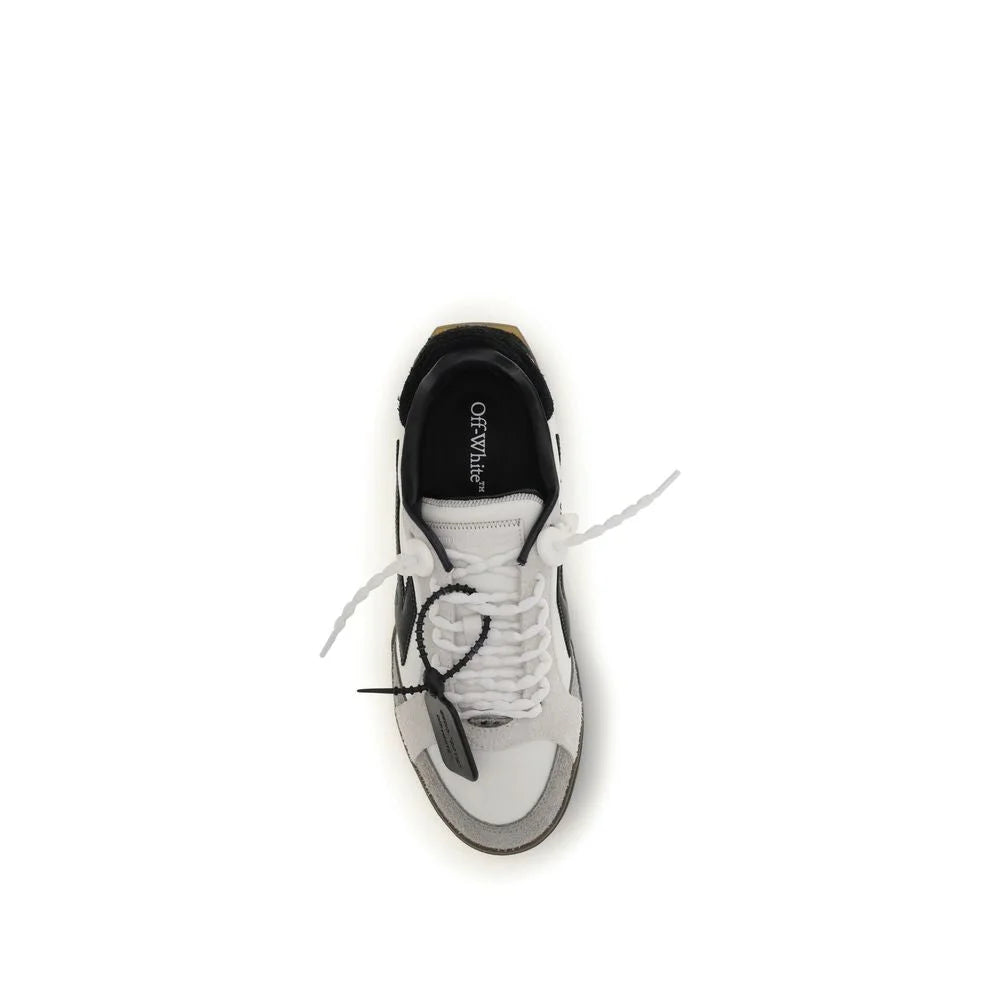 Off-White Multicolor Calf Leather Bos Taurus Low Top Sneakers - EU44/US11