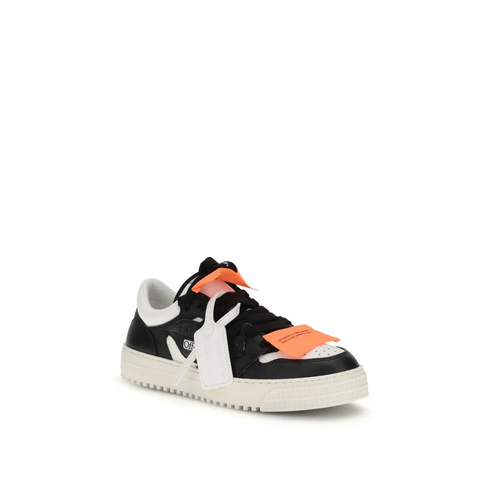 Off-White Multicolor Cotton Low Top Sneakers - Sneakers