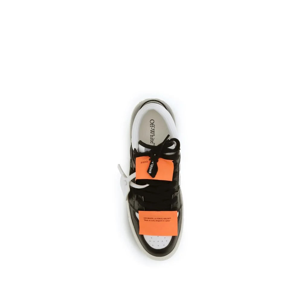 Off-White Multicolor Cotton Low Top Sneakers - Sneakers