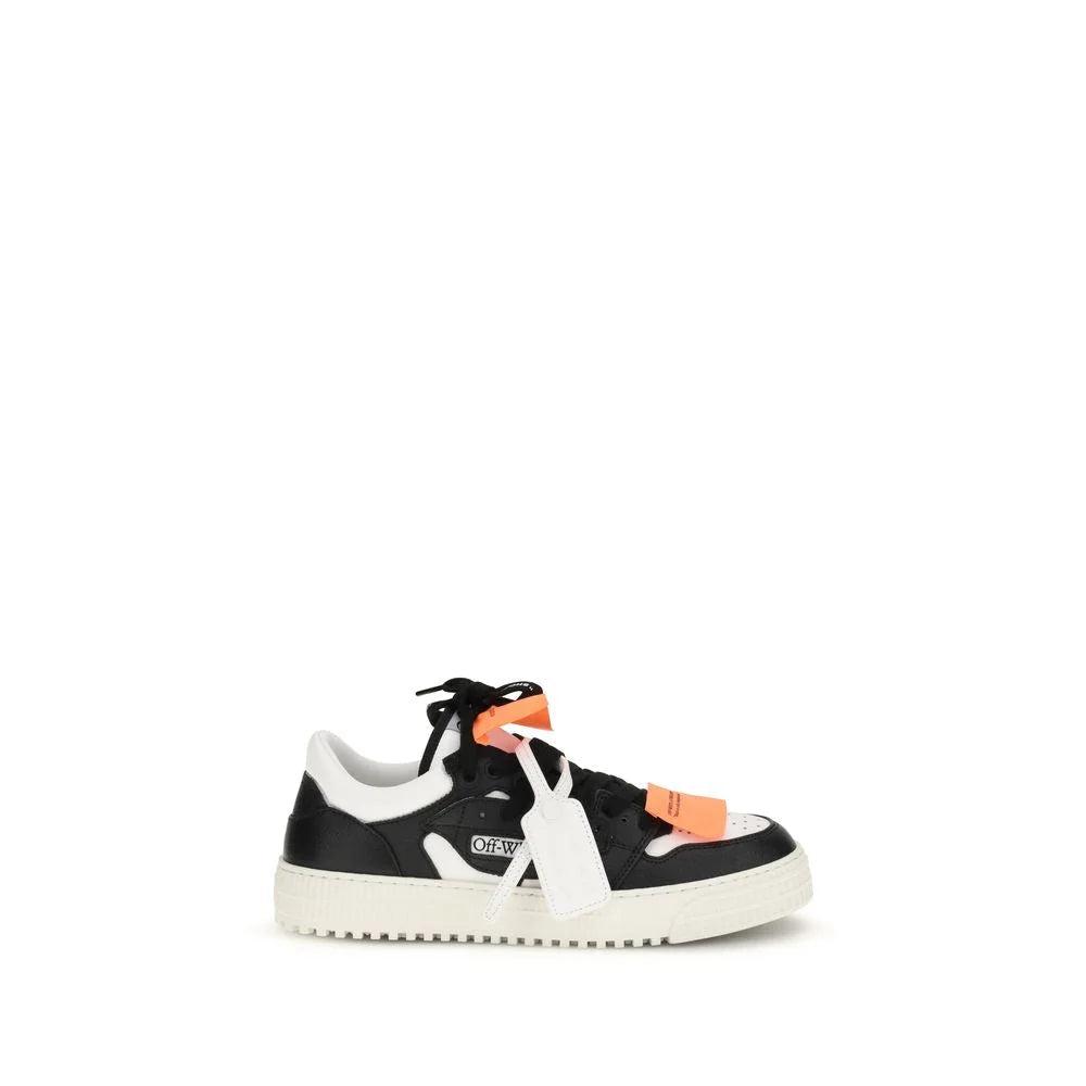 Off-White Multicolor Cotton Low Top Sneakers - Sneakers