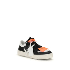Off-White Multicolor Cotton Low Top Sneakers - EU44/US11