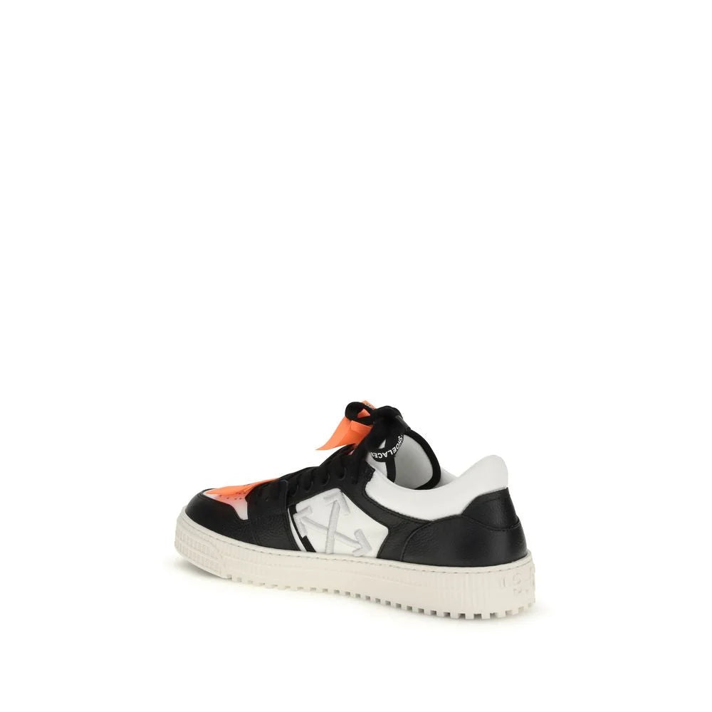 Off-White Multicolor Cotton Low Top Sneakers - EU44/US11