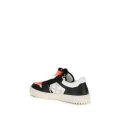 Off-White Multicolor Cotton Low Top Sneakers - EU44/US11