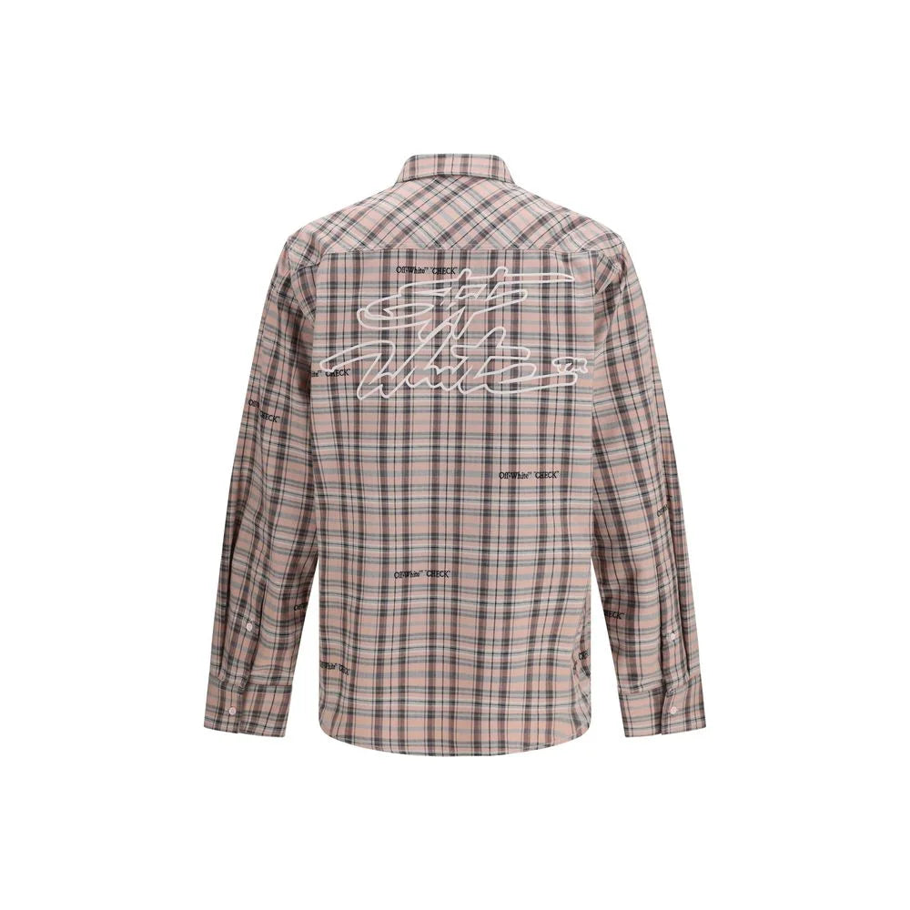 Off-White Multicolor Cotton Pattern Shirt