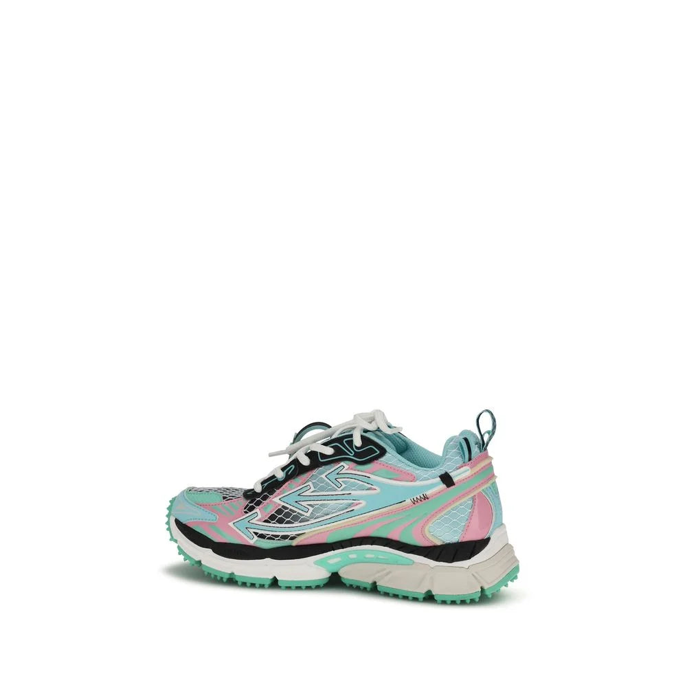 Off-White Multicolor Polyester Athletic Sneakers - EU36/US6