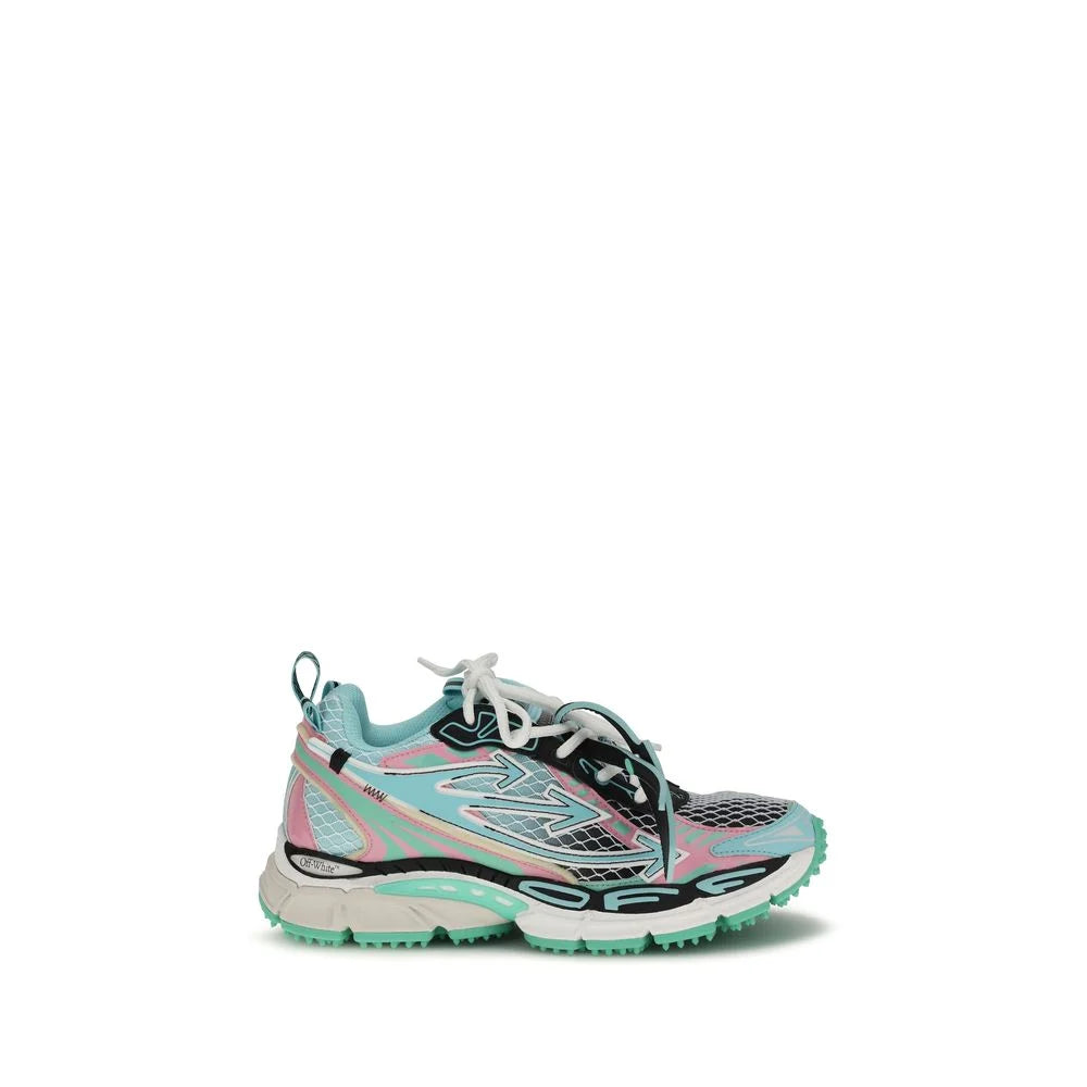 Off-White Multicolor Polyester Athletic Sneakers - EU36/US6