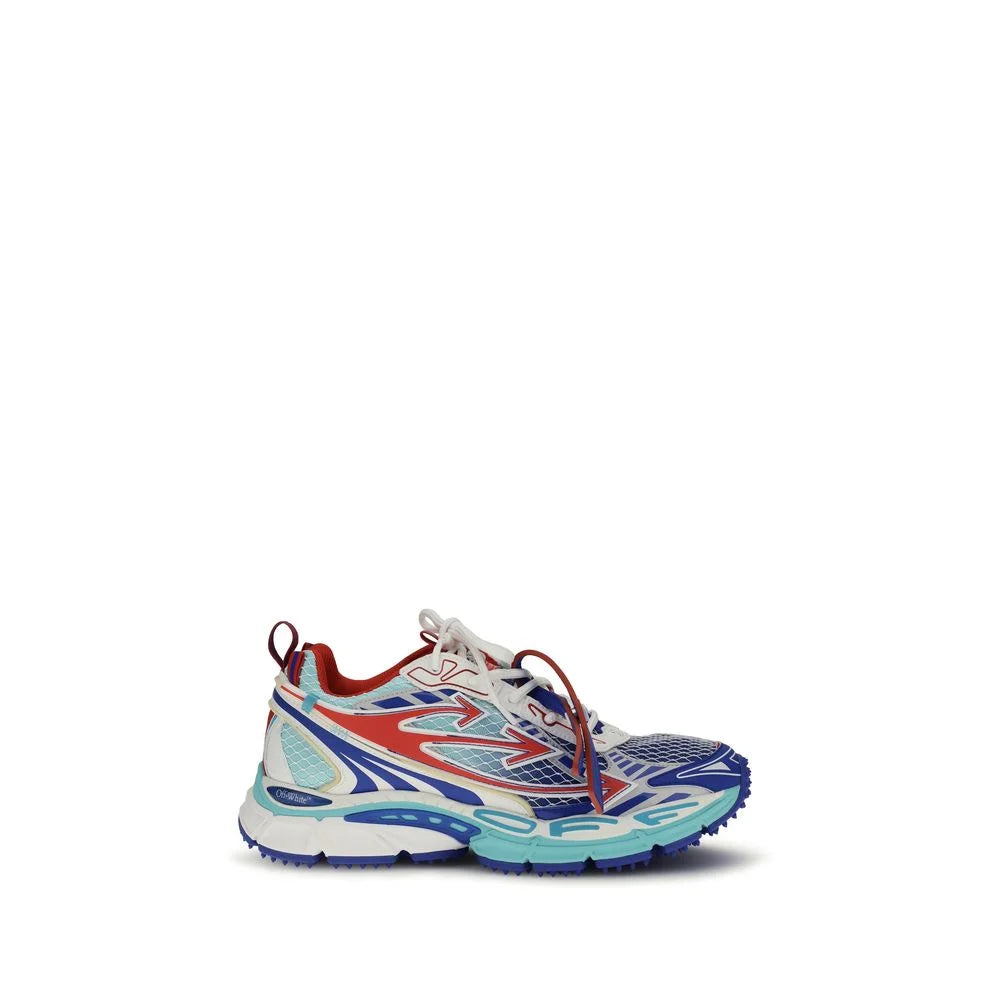 Off-White Multicolor Polyester Athletic Sneakers - EU42/US9