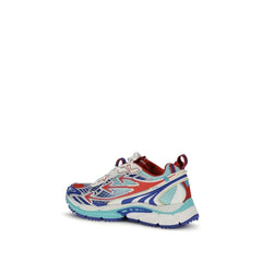 Off-White Multicolor Polyester Athletic Sneakers - EU42/US9