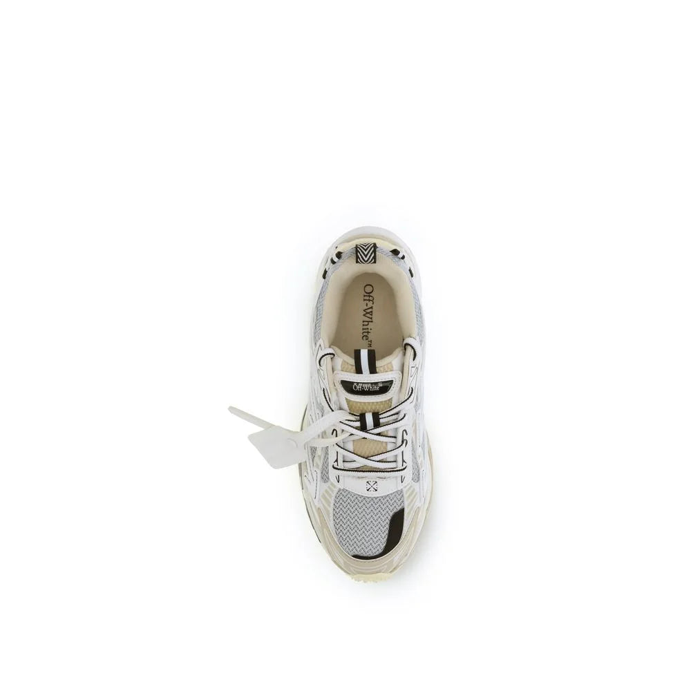 Off-White Multicolor Polyethylene Athletic Sneakers - EU39/US9