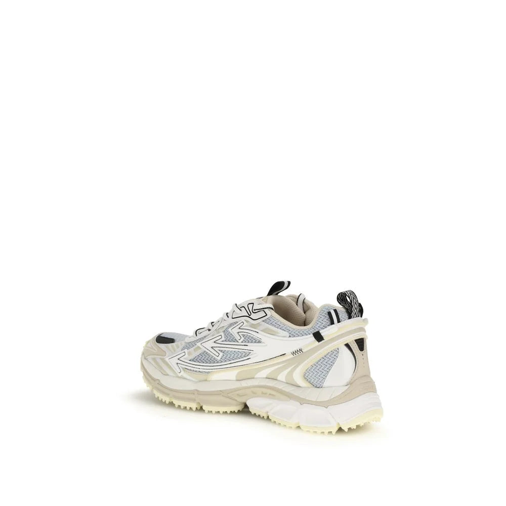 Off-White Multicolor Polyethylene Athletic Sneakers - EU39/US9