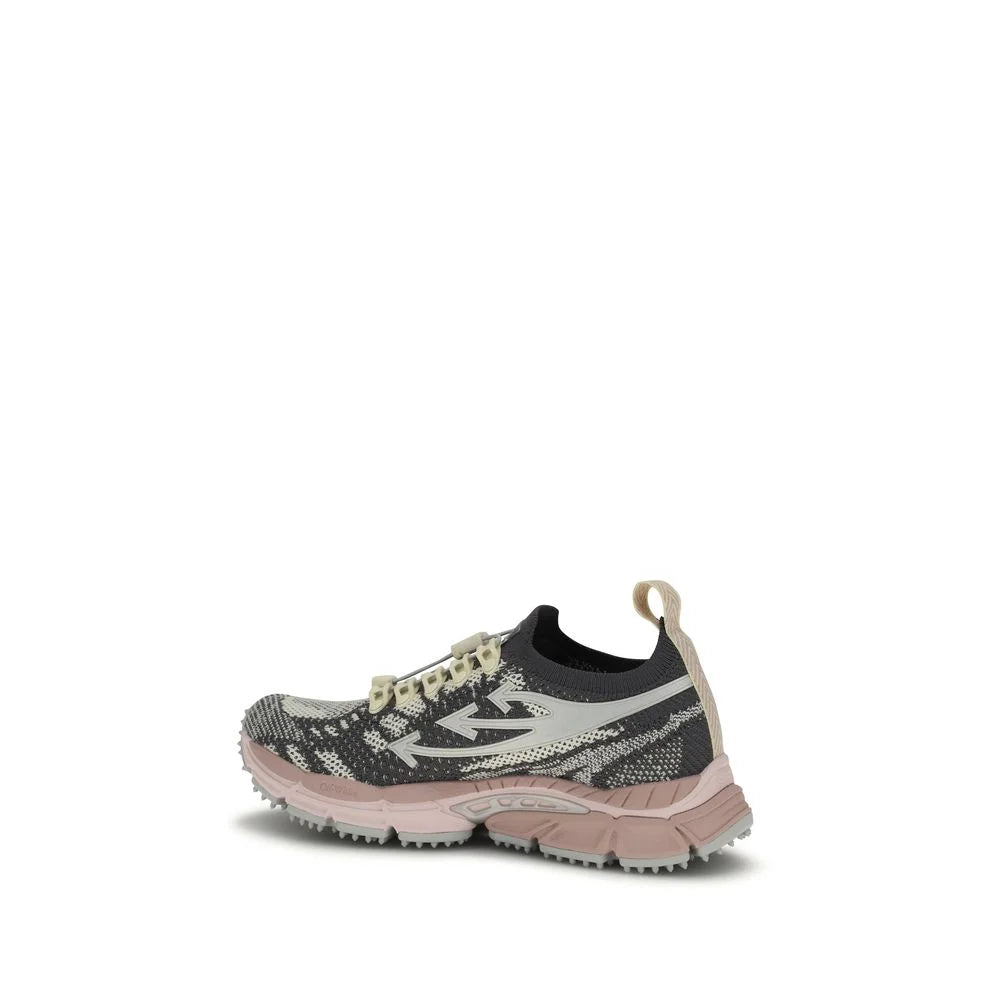 Off-White Multicolor Polyethylene Athletic Sneakers - EU41/US11