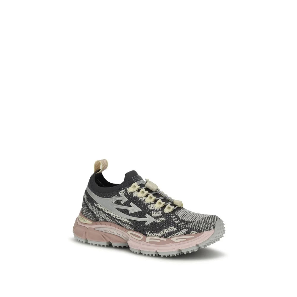Off-White Multicolor Polyethylene Athletic Sneakers - EU41/US11