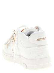 Off-White Orange Plastic Athletic Sneakers