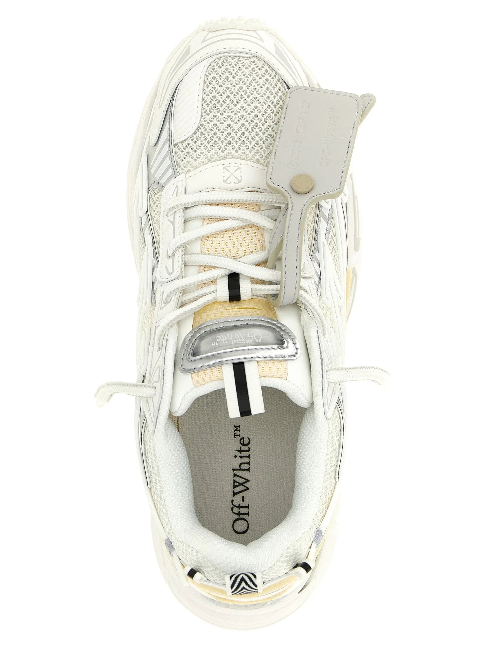 Off-White White Polyethylene Athletic Sneakers