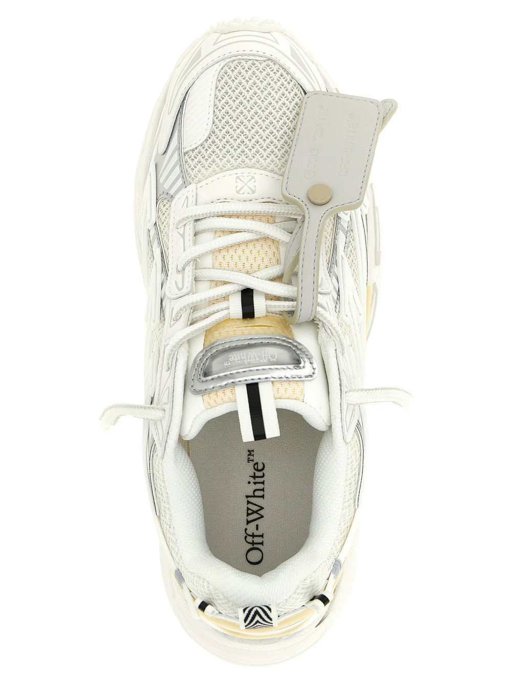 Off-White White Polyethylene Athletic Sneakers