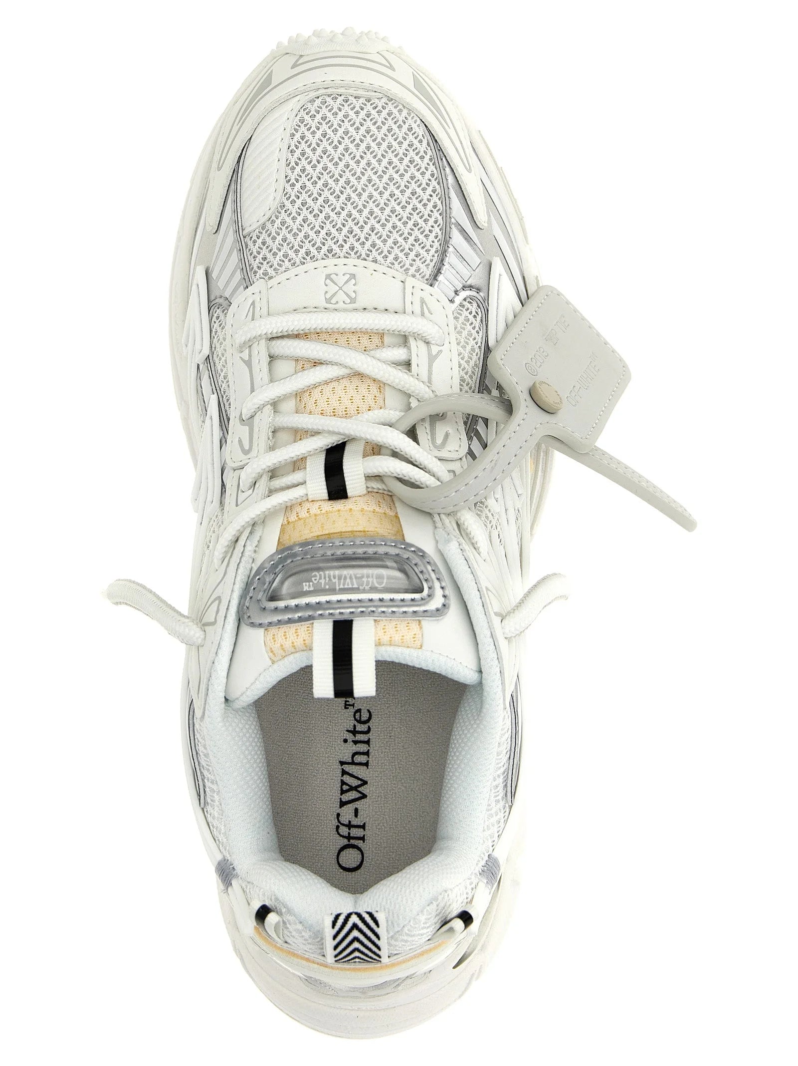 Off-White White Polyethylene Athletic Sneakers
