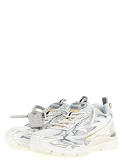 Off-White White Polyethylene Athletic Sneakers