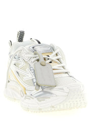Off-White White Polyethylene Athletic Sneakers