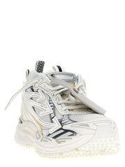 Off-White White Polyethylene Athletic Sneakers
