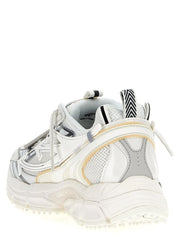 Off-White White Polyethylene Athletic Sneakers