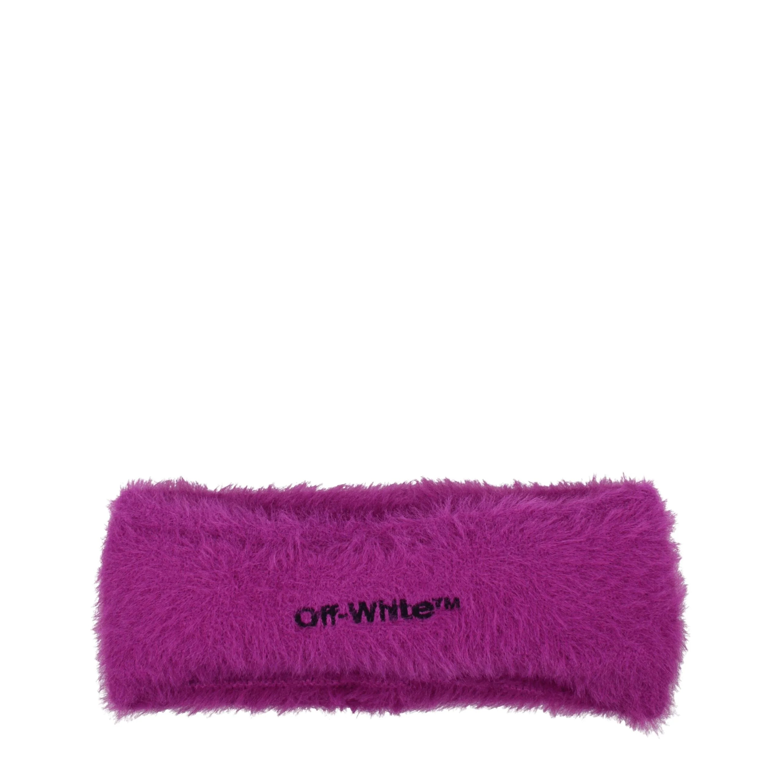 Off-White Purple Fabric Headbands