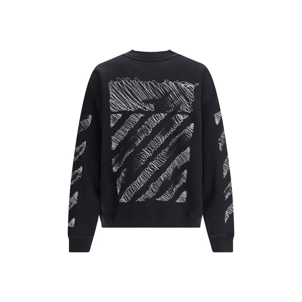 Off-White Scribble Diag Skate Crewneck - Sweatshirts