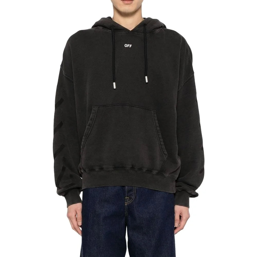 Off-White St. Matthew Over Cotton Hoodie Sweatshirt - S - Hoodies