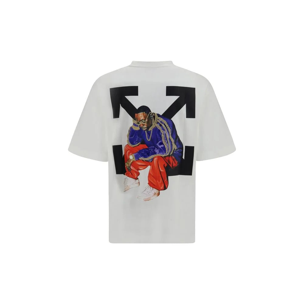 Off-White Thinkman Arrow Skate logo Tee - L