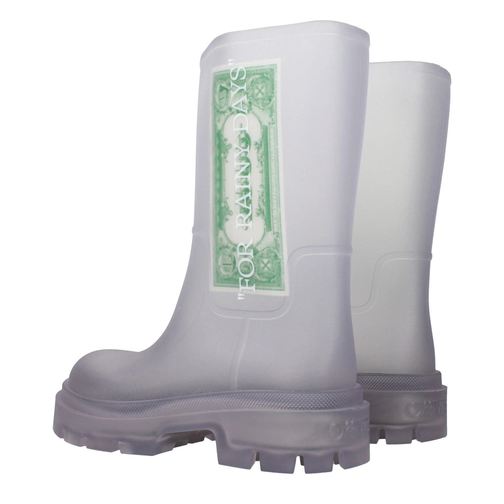 Off-White atlagos PVC boksz cipok