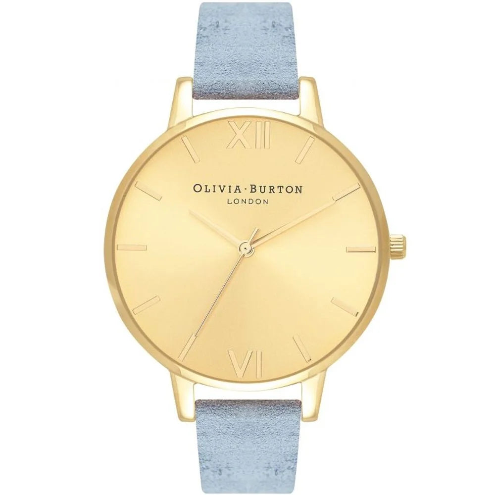 Olivia Burton Blue Artificial Leather Watch