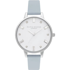 Olivia Burton Blue Artificial Leather Watch