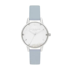 Olivia Burton Blue Artificial Leather Watch