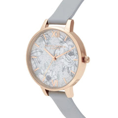 Olivia Burton Gray Artificial Leather Watch