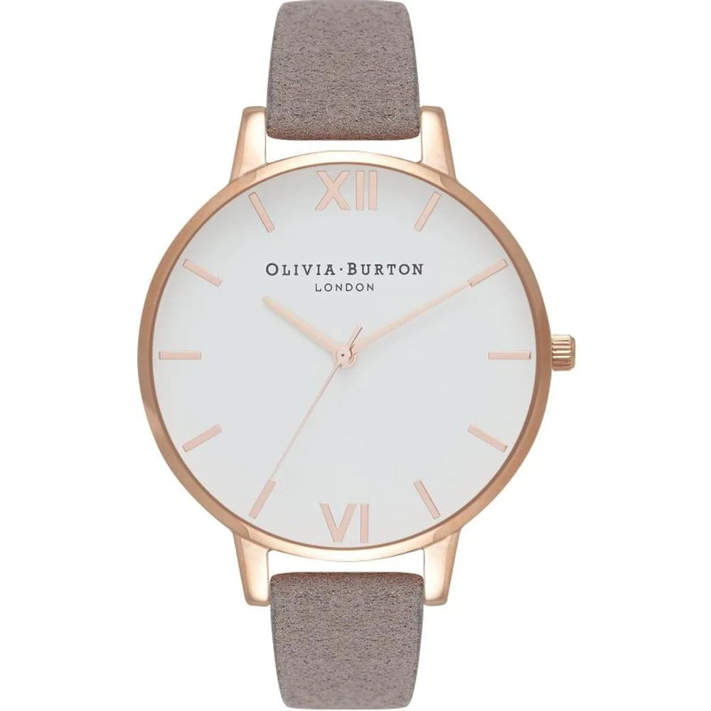 Olivia Burton Gray Artificial Leather Watch