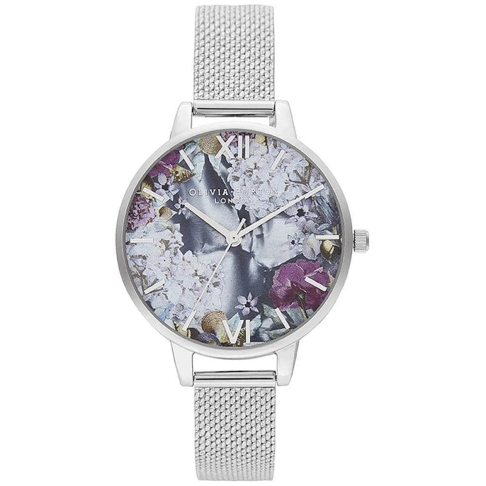 Olivia Burton Silver Stainless Steel Watch
