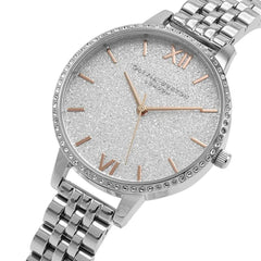 Olivia Burton Silver Stainless Steel Watch